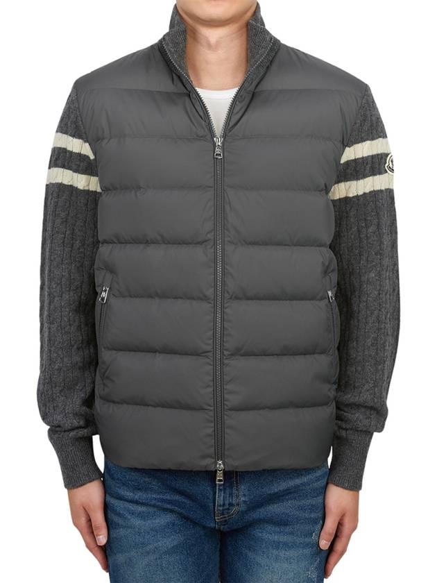 Men s padded zip up cardigan 9B00013 M1115 921 - MONCLER - BALAAN 2