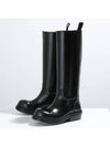 Fireman Leather Long Boots Black - BOTTEGA VENETA - BALAAN 2