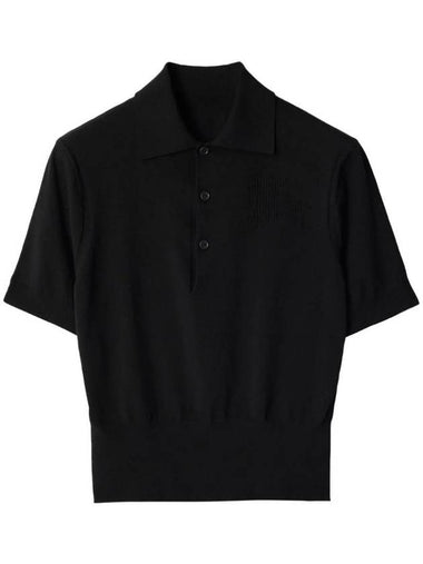 Cotton blend polo shirt - BURBERRY - BALAAN 1