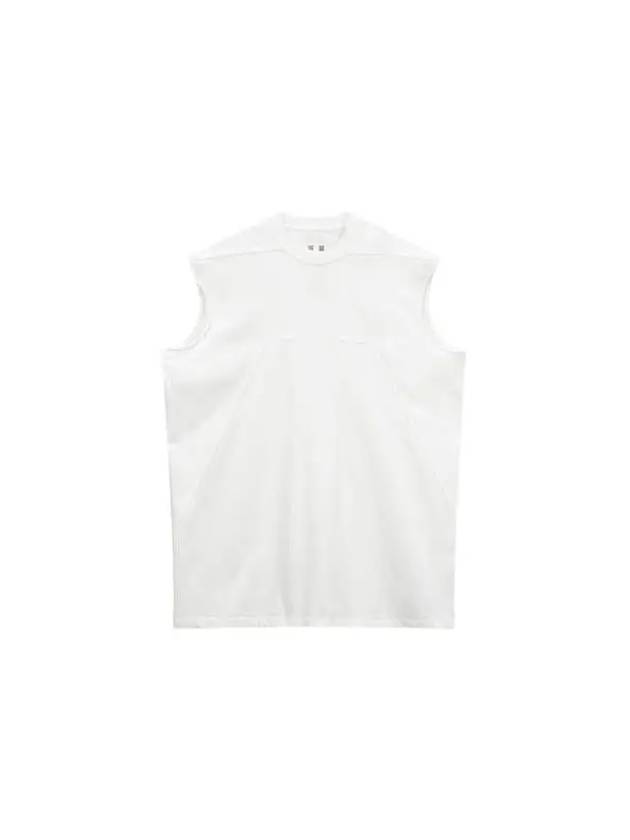 MEN Splinter Seam Sleeveless Top Ivory - RICK OWENS - BALAAN 1