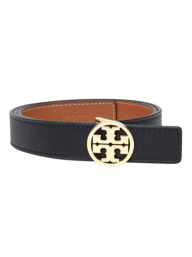 1 Miller Reversible Leather Belt Black Classic Cuoio - TORY BURCH - BALAAN 1