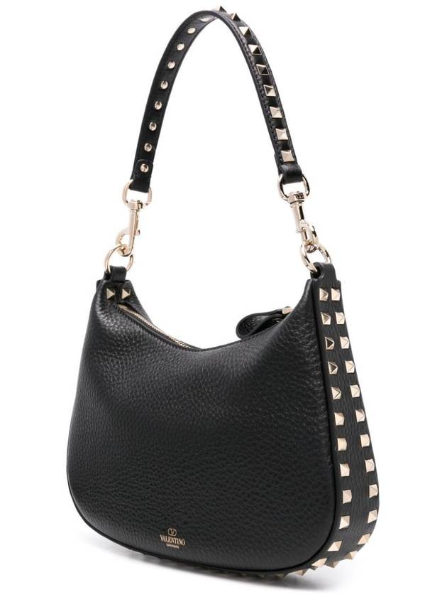 VALENTINO SM ROCSTUD LEATHER SHOULDER BAG - VALENTINO - BALAAN 3