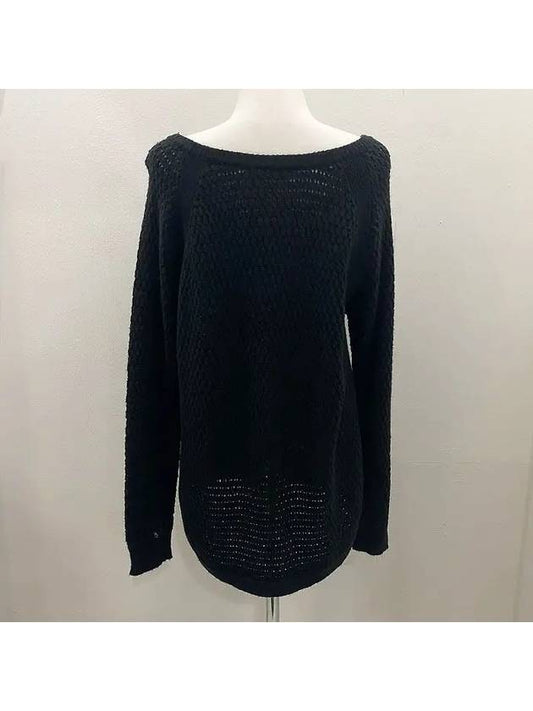 Wool blend sweater black 753504590_B - DKNY - BALAAN 2