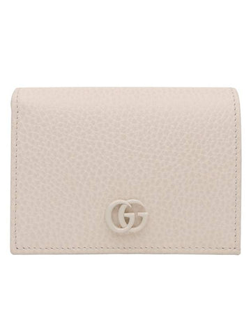 GG Marmont Card Wallet Ivory - GUCCI - BALAAN 1