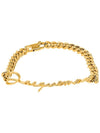 Logo Chain Link Bracelet Gold - JACQUEMUS - BALAAN 5