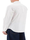 Oxford Institutional Foxhead Patch Button Down Classic Shirt White - MAISON KITSUNE - BALAAN 4