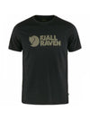 Men's Logo T Shirt Black - FJALL RAVEN - BALAAN 1