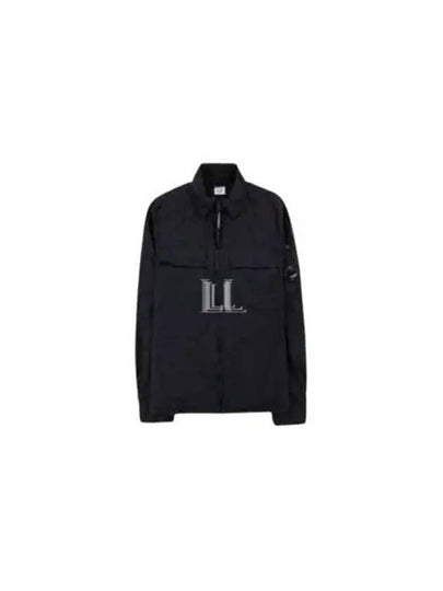 Flat Nylon Zip-Up Jacket Black - CP COMPANY - BALAAN 2