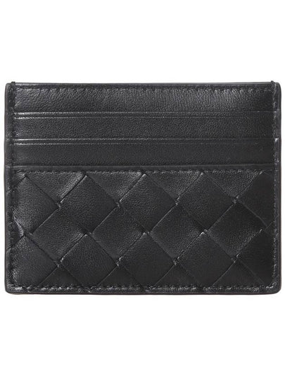 Intrecciato Card Wallet Black - BOTTEGA VENETA - BALAAN 2