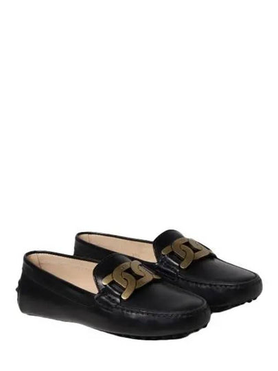 Women's Kate Gommino Leather Driving Shoes Black - TOD'S - BALAAN 2