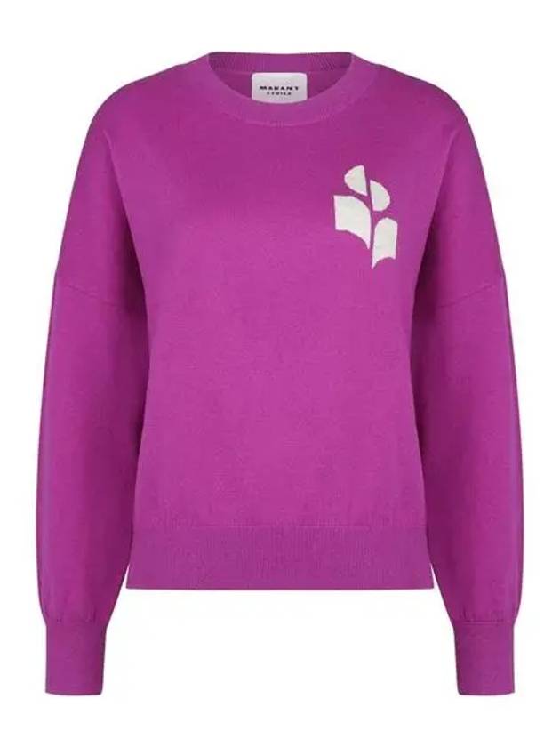 Marisans Logo Knit Top Purple - ISABEL MARANT - BALAAN 2