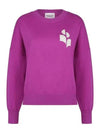 Marisans Logo Knit Top Purple - ISABEL MARANT - BALAAN 3