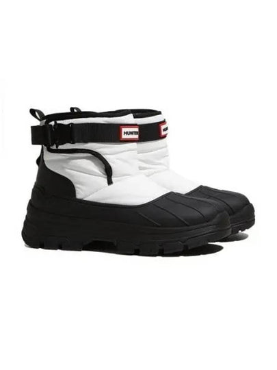 Women's Intrepid Short Buckle Snow Winter Boots White - HUNTER - BALAAN 2