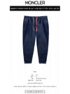 2A00041 57448 781 Three stripe strap zip up jogger pants navy men s TJ - MONCLER - BALAAN 2