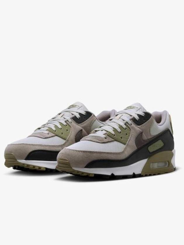 Air Max 90 Low Top Sneakers Olive - NIKE - BALAAN 3