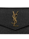 Envelope Uptown Baby Clutch Bag Black - SAINT LAURENT - BALAAN 5