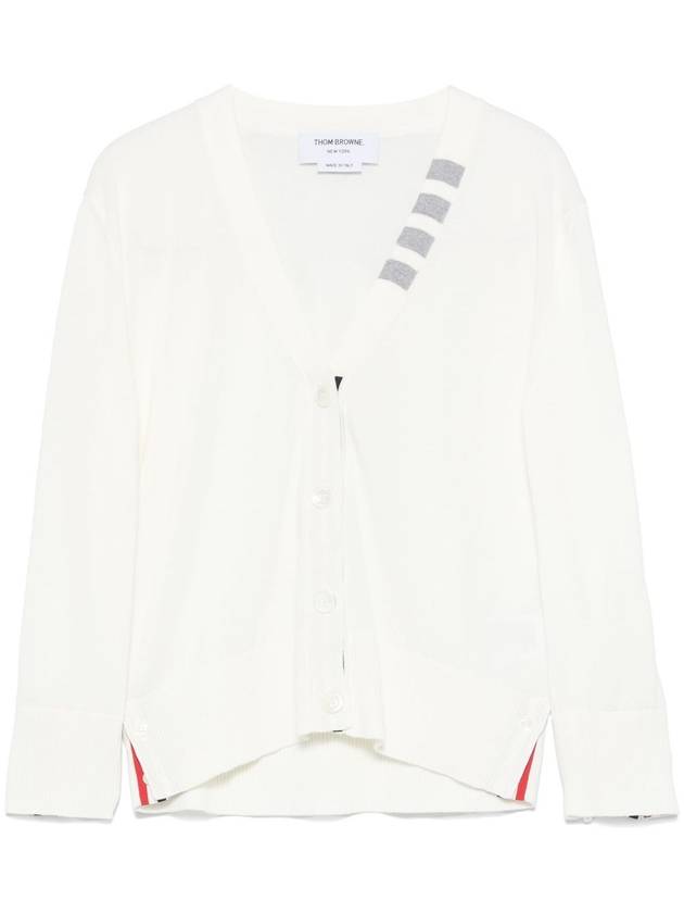 Thom Browne Sweaters White - THOM BROWNE - BALAAN 1