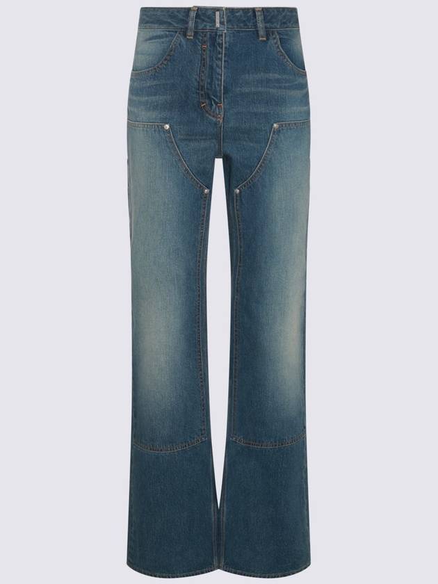 Denim Straight Pants BW512F5Y9K 402 DEEP BLUE - GIVENCHY - BALAAN 2