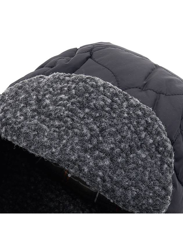 Sandbay Quilted Trapper Hat Black - BARBOUR - BALAAN 7