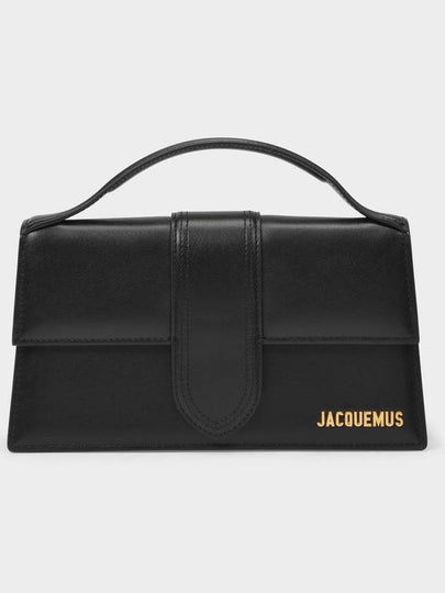 Le Grand Bambino Leather Tote Bag Black - JACQUEMUS - BALAAN 2