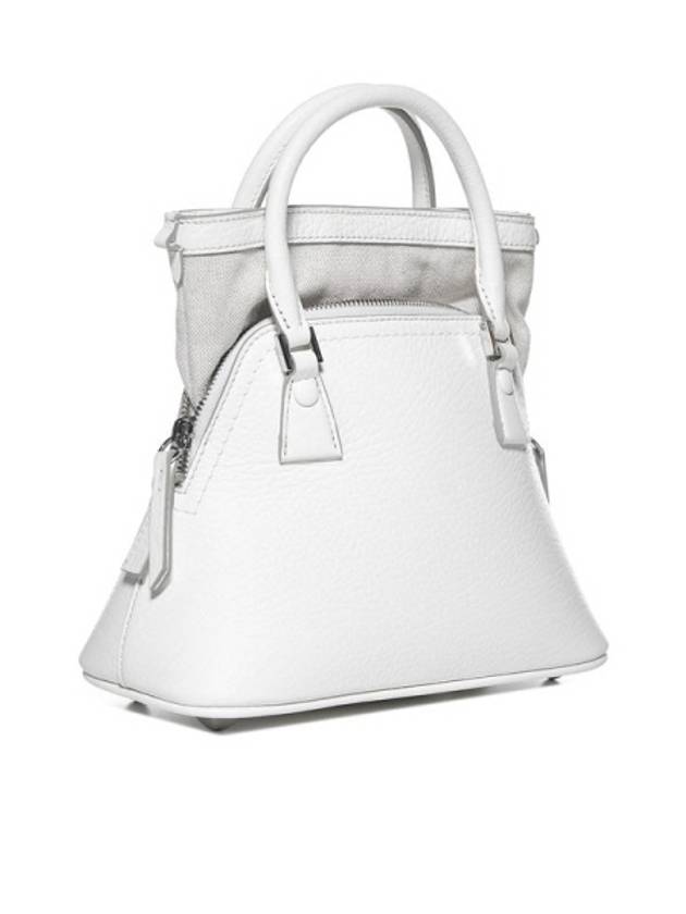 5AC Classique Micro Tote Bag White - MAISON MARGIELA - BALAAN 3