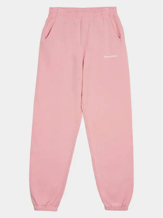 Casual Track Pants Rose White - SPORTY & RICH - BALAAN 2