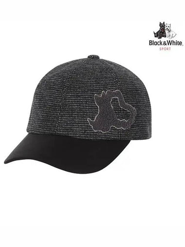 Wool Cap 8413GXACBLACK - BLACK&WHITE - BALAAN 1