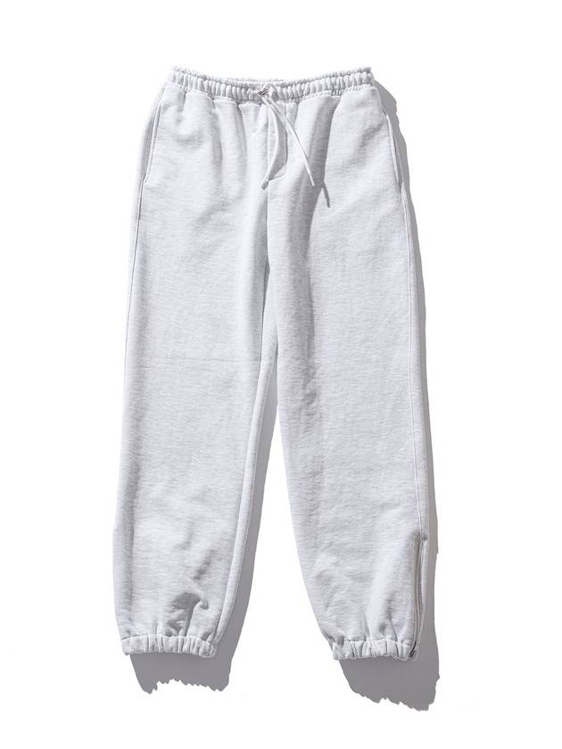 Excella Zipper Semi-Wide Jogger Pants 1% Grey - GRAN TURISMO - BALAAN 1