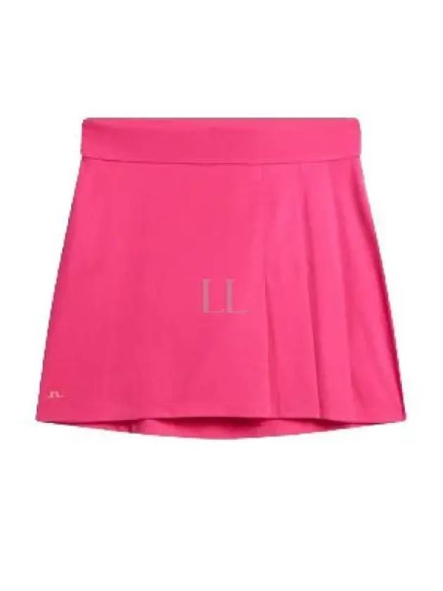 Thea Pleated Mini Skirt Fuchsia Purple - J.LINDEBERG - BALAAN 2