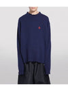 B Logo Knit Top Navy - BALENCIAGA - BALAAN 4