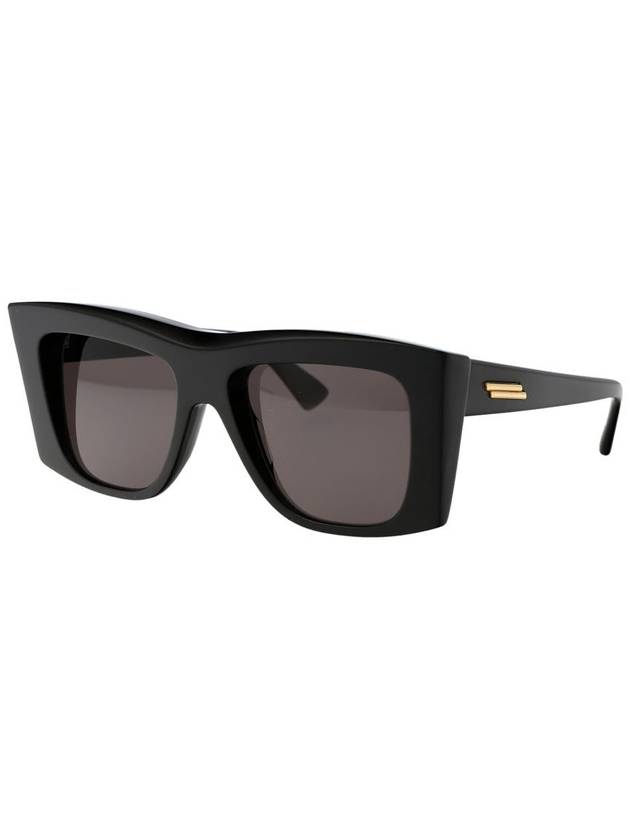 Sunglasses BV1270S 001 BLACK - BOTTEGA VENETA - BALAAN 3