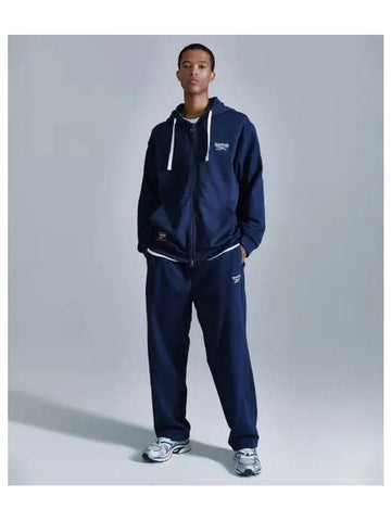 Loose fit straight sweat pants navy - REEBOK - BALAAN 1