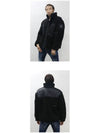 Jimbo Eco Shearling Fleece Zip-Up Jacket Black - MOOSE KNUCKLES - BALAAN 3