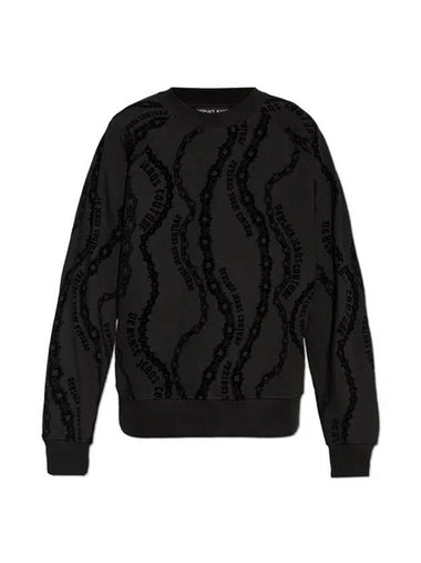 Logo Sweatshirt Black - VERSACE - BALAAN 1