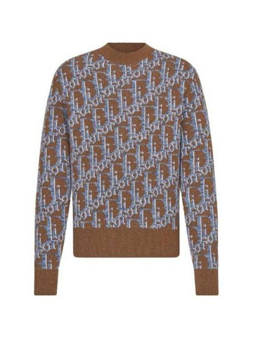 Christian Sweater 763237 Free Brown Blue - DIOR - BALAAN 1