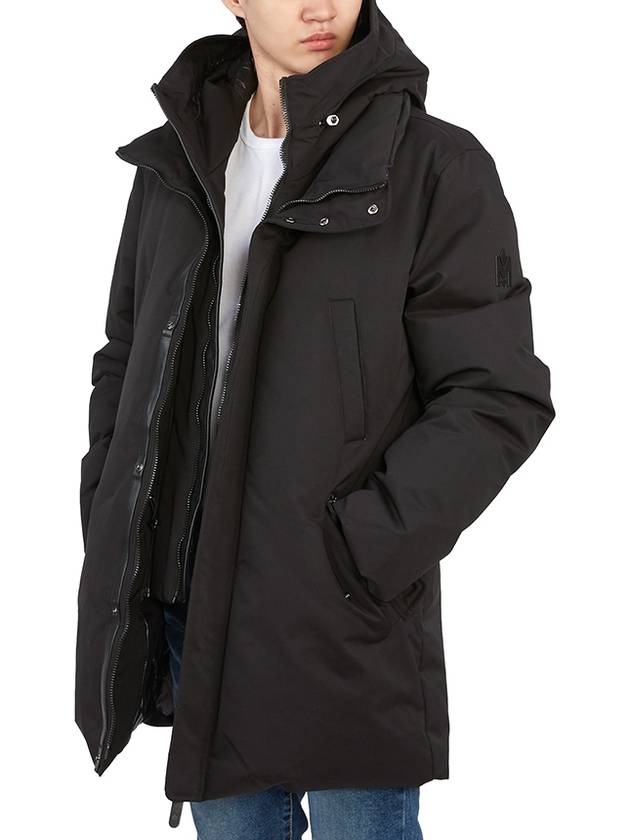 EDWARD NFR BLACK Men s Hooded Padded Jumper Coat - MACKAGE - BALAAN 10