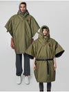 Hooded Cape Khaki - ATHPLATFORM - BALAAN 1