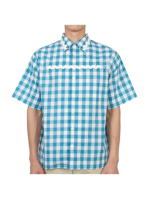 Men's Shirt UCS434 1LTR F03DV - PRADA - BALAAN 2