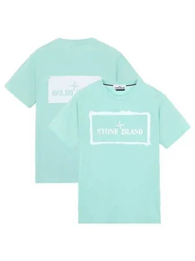 Stencil One Logo Short Sleeve T-Shirt Mint - STONE ISLAND - BALAAN 2