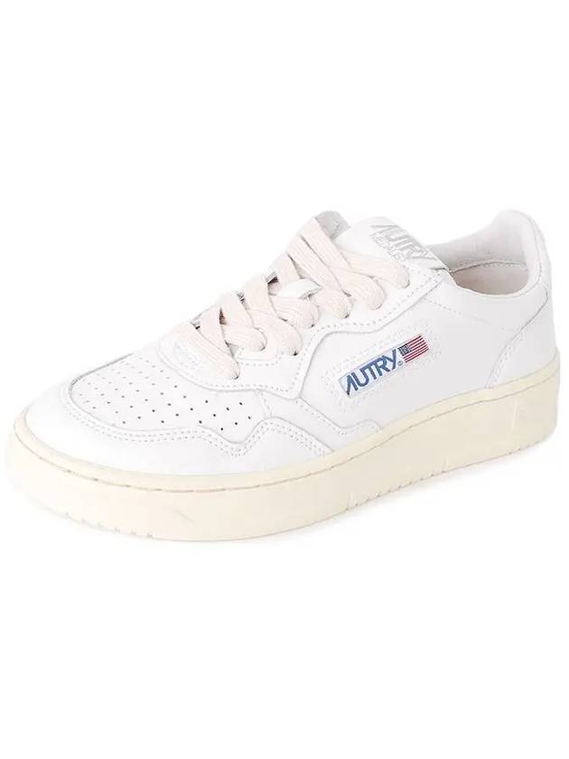 Medalist Leather Low Top Sneakers White - AUTRY - BALAAN 2