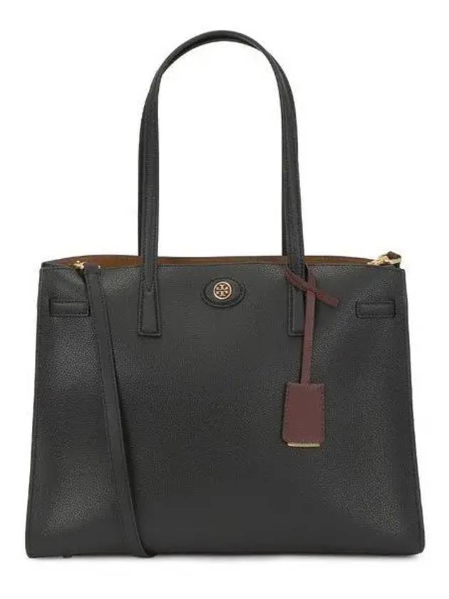 Robinson Satchel Tote Bag Black - TORY BURCH - BALAAN 2