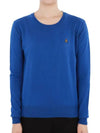 ORB Embroid Logo Knit Top Blue - VIVIENNE WESTWOOD - BALAAN 3