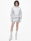 Monogram Crop Hoodie_Silver Bright White (2F3RTP011C15-113) - MARC JACOBS - BALAAN 3