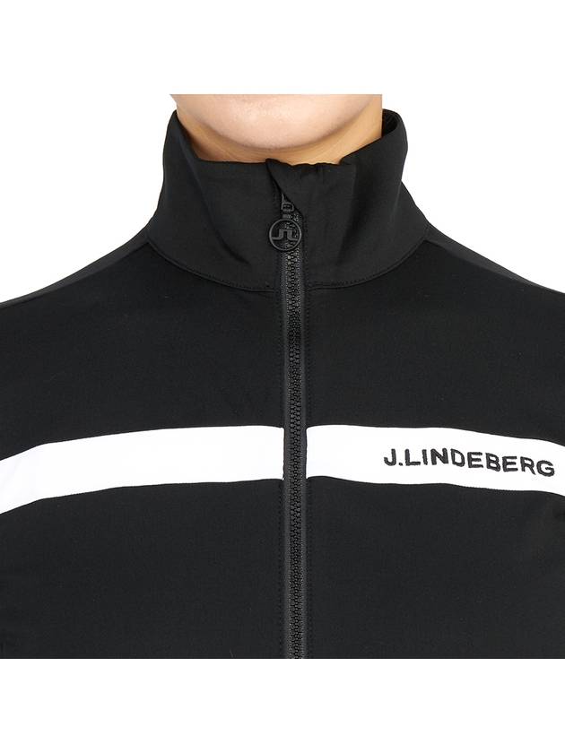 Janice Full Zip-up Jacket Black - J.LINDEBERG - BALAAN 8