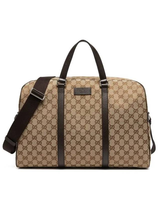 GG Supreme Canvas Boston Tote Bag Beige Ebony - GUCCI - BALAAN 3