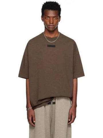 Brown crew neck t shirt 242161M213013 1149638 - FEAR OF GOD - BALAAN 1