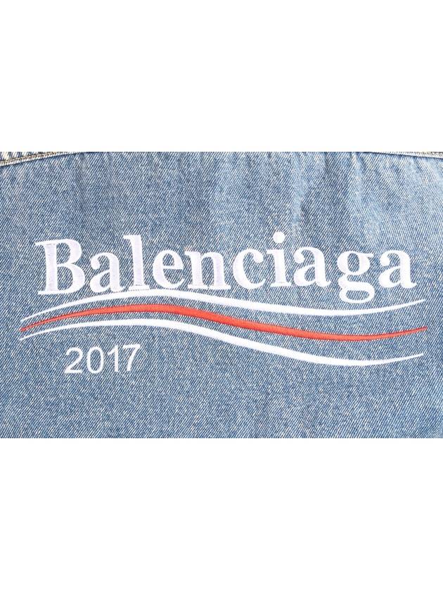 Wave logo denim jacket 42 90 95 - BALENCIAGA - BALAAN 5