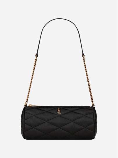 Tube Quilting Small Shoulder Bag Black - SAINT LAURENT - BALAAN 2