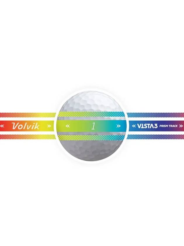 Golf Ball Vista3 Prism 360 3 Piece 1 Dozen 12 Balls - VOLVIK - BALAAN 6