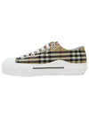 Vintage Check Cotton Sneakers Archive Beige - BURBERRY - BALAAN 3